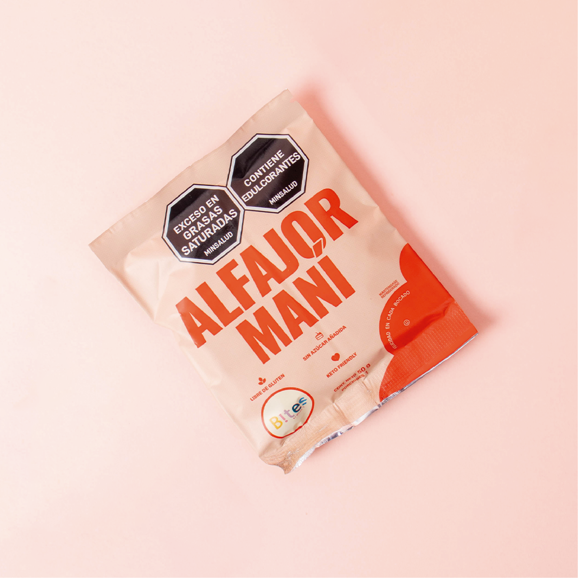 PACK ALFAJOR MANI X 6