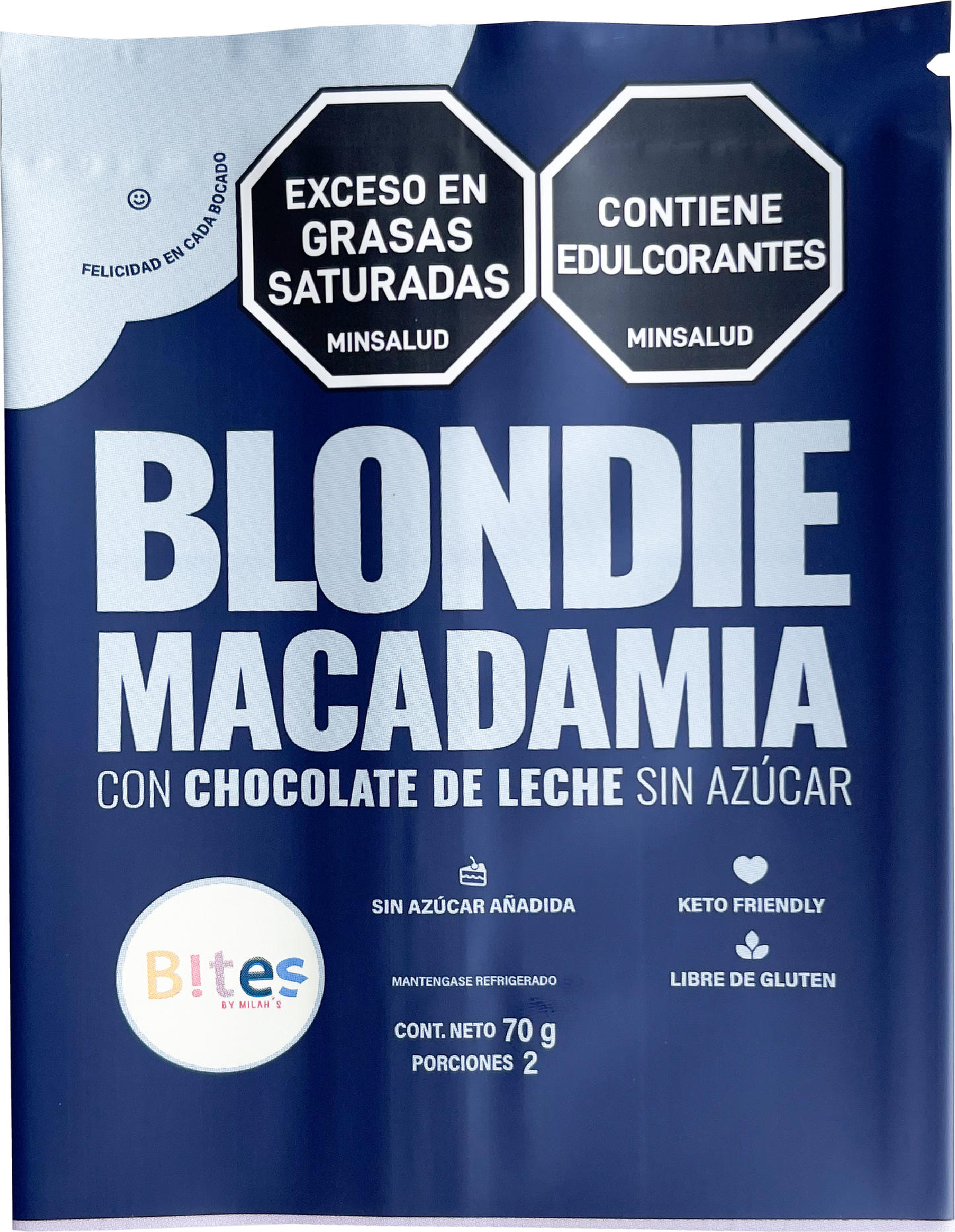 BLONDIE DE LECHE SIN AZÚCAR