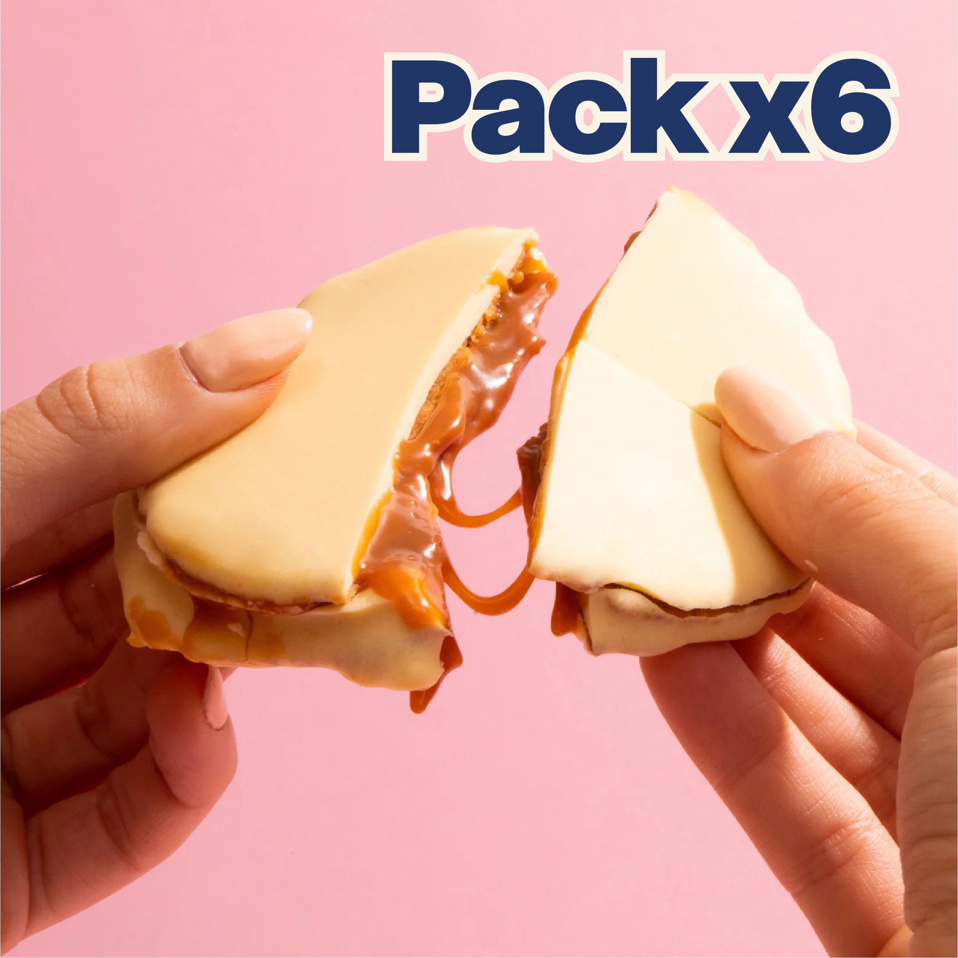 PACK ALFAJOR BLANCO  X6