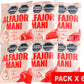 PACK ALFAJOR MANI X 6