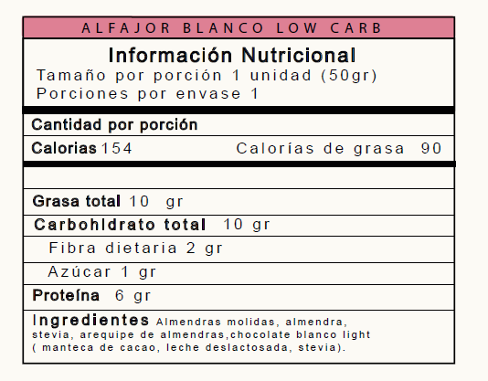 Alfajor blanco